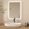 LED Bathroom Mirror with Lights Illuminated Demister Pad Wall Mounted All Sizes