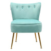 Scallop Back Armchair Cocktail Sofa Accent Seat Living Bedroom Cafe Lounge Sofa