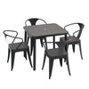 Industrial Dining Table Set wIth 2/4 Chairs Bench Seat Dining Kitchen Furniture