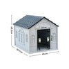 Large Outdoor Indoor Garden Pet Puppy Dog Animal Shelter Plastic Kennel House UK