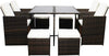 Garden Furniture Outdoor Patio Rattan Set Brown Grey Black Table 9-Piece Havana