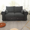 Luxury 2, 3 Seater Linen Fabric Couch Sofa Corner Chaise Living Room Furniture