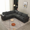 Luxury 2, 3 Seater Linen Fabric Couch Sofa Corner Chaise Living Room Furniture