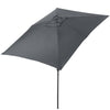 Rectangle Banana Garden Parasol 2x3M Umbrella Sun Shade Outdoor Patio Crank Tilt