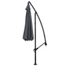 Cantilever Garden Parasol Banana Patio Sun Shade Umbrella with Crank Handle Tilt