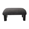 Upholstered Ottoman Fabric Stool Linen Footstool Foot Rest Chair Bench Pouffe