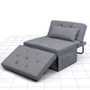 FLEXISPOT Folding Sofa Bed 4-in-1 Convertible Sleeper Sofa Chair for Living Room
