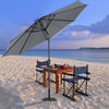 3M Outdoor Garden Umbrella Parasol Sun Shade Patio Hanging Cantilever Round Home