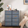 Panana Storage Dresser Organizer Unit,Chest of Drawers with 8 Fabric Bins