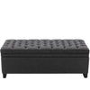 Storage Window Footstool Ottoman Bench Chest Seat Bed End Toy Box Wooden Legs
