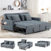 2-Seater Sofa Bed Convertible Chair Double Sleeper 3-in-1 Pull Out Chair
