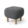 Chic Square Footstool Footrest Wooden Legs Pouffe Kids Seat Padded Small Stool