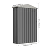 Garden Sheds Steel Shed House Tool Storage Outdoor Garage Apex Roof