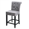 Crushed Velvet Barstools Kitchen Counter Breakfast Bar Stools Cafe Pub Chairs UK