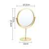 Wall Metal Frame Mirror Bathroom Bedroom Makeup Dressing Oval Pill Shaped Mirror