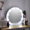 Hollywood Mirror with Light Dressing Room Table Illuminated White Vanity Mirror