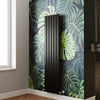 Vertical Radiator Anthracite White Black Flat Panel Modern Tall Rads Double 1600
