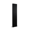 Black Designer Radiator Vertical Horizontal Flat Panel Single Double Modern Rads