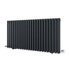 Black Designer Radiator Vertical Horizontal Oval Column Central Heating Rads