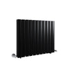 Black Designer Radiator Vertical Horizontal Flat Panel Single Double Modern Rads