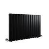 Black Designer Radiator Vertical Horizontal Flat Panel Single Double Modern Rads