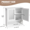 Bath Bathroom Cabinet 4 Drawer Floor Storage Cupboard Wooden Storage Unit White