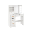 Dressing Table Makeup Desk with LED Light Mirror Drawer Stool Bedroom Vanity Set