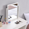 White Dressing Table Vanity Makeup Desk with 3 Drawers Mirror & Stool Bedroom /