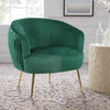 Velvet Scallop Shell Back Tub Chair Armchair Dressing Sofa Stool Bedroom Lounge