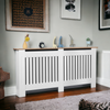 Modern Radiator Cover Small Large Wall Cabinet MDF Slats Wood Grill Furniture
