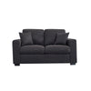 Luxury 2, 3 Seater Linen Fabric Couch Sofa Armchair with 2 Pillows Living Room