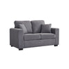 Luxury 2, 3 Seater Linen Fabric Couch Sofa Armchair with 2 Pillows Living Room