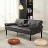 3 Seater Click Clack Sofa Bed Recliner Settee Couch Sofabed with Bloster Pillows