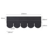 18PCS Self-Adhesive Asphalt Shingles Felt Roofing Shingles Shed Roof Sheet Tiles
