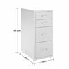 Office Home Metal Filing Cabinet Cupboard on Castors Cabinet 3-10 Drawer Storage