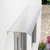 Streamlined Door Canopy Awning Outdoor Porch Window Shade Patio PET Rain Shelter
