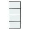 Sliding Barn Door Glass Door Hardware Kit 6-7FT / Door with Track Kit Unit
