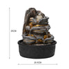 Tabletop Electric Indoor Relax Waterfall Fountain Small Cascading Water Feature