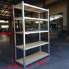 5 Tier Metal Storage Shelving Shelves Racking Unit Tools Garage Garden Shop Shed