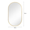 Modern Mirror Wall Mount Bathroom Bedroom Hallway Vanity Mirror Multi Size Shape