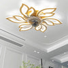 Stylish Ceiling Fan Light Dimmable LED Fan Lamp Bedroom Living Room APP Control