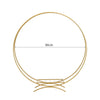 Iron Wedding Flower Arch Round Plinth Stand Double Circle Floral Balloon Holder