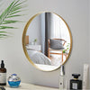 Black/Gold Bedroom Bathroom Wall Mounted Thin Mirror Wash Basin Dressing Mirror