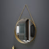 Wall Mounted Bathroom Mirror Cosmetic Makeup Shaving Mirror HD Glass Metal Frame