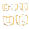 Geometric Metal Frame Flower Stand Pedestal Rack Wedding Centerpiece Stage Deco
