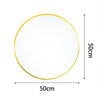 Round Wall Mounted Mirror Circle Frame Bathroom Bedroom Makeup Dressing Mirror