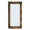 173cm Vintage Baroque Embossed Wooden Frame Full Body Length Mirror Wall Mounted