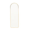 Slim Metal Frame Arch Full-Length Wall Mounted Mirror Bedroom Bathroom Dressing