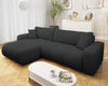 Corner Sofa Bed with Storage Universal Corner Side Velour Fabric FURYN MAXI