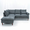 L-Shaped Corner Sofa, Sectional Couch with Built-in USB Port Chaise